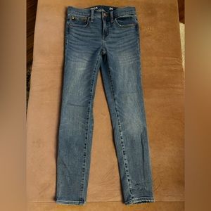 J Crew Toothpick Jean - Medium Wash